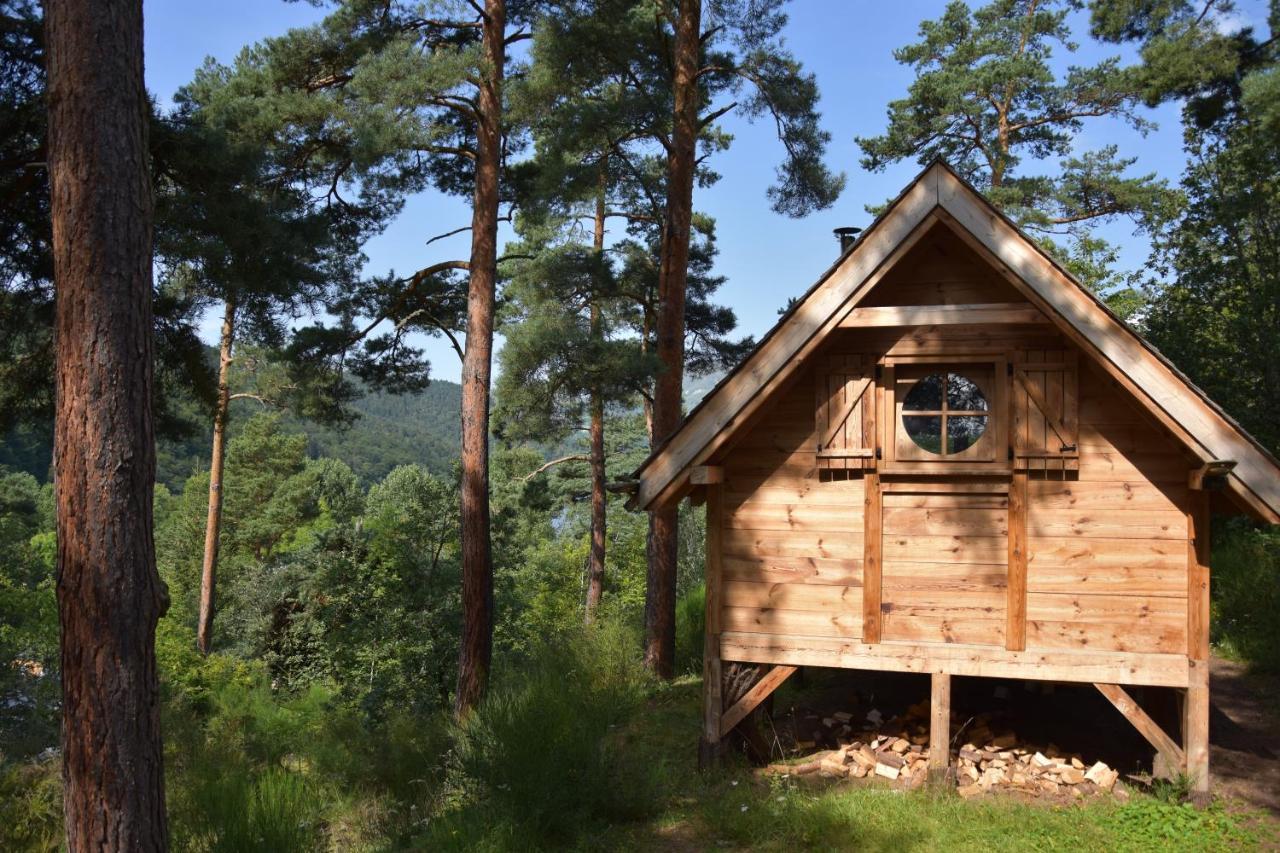 Cabane Lodge Domaine Du Lac Chambon Мюроль Экстерьер фото