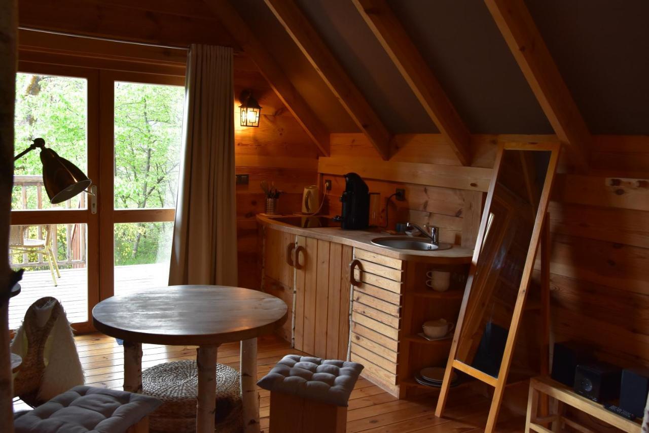 Cabane Lodge Domaine Du Lac Chambon Мюроль Экстерьер фото